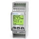 Digital earth leakage Type A-F TRMS relay 2 modules DIN rail Sensitivity 30mA-30A Test Reset Input Aux. 230VAC, Model X35DL3030R102